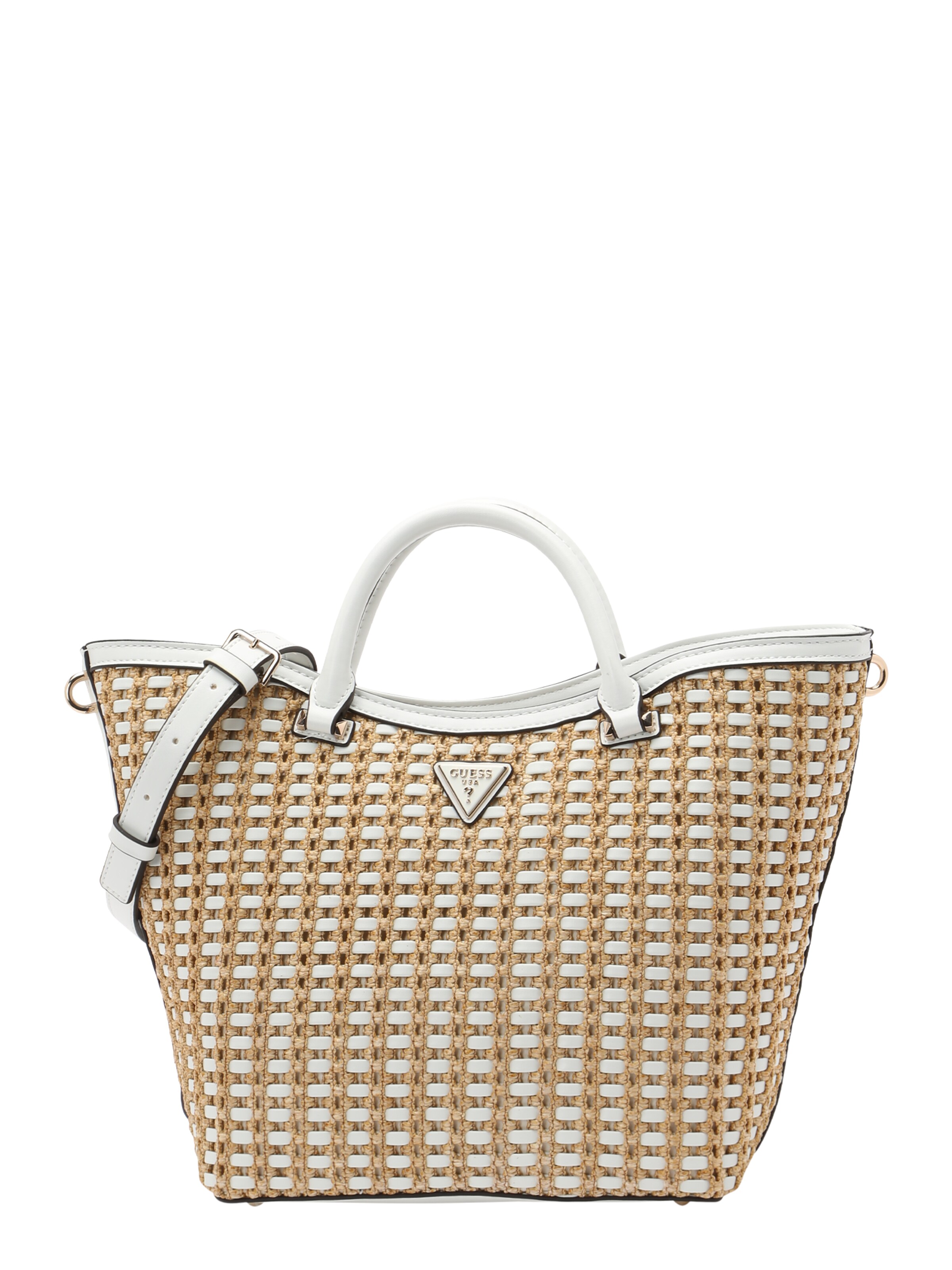 GUESS Torba shopper 'Atalia' w kolorze biały: przód