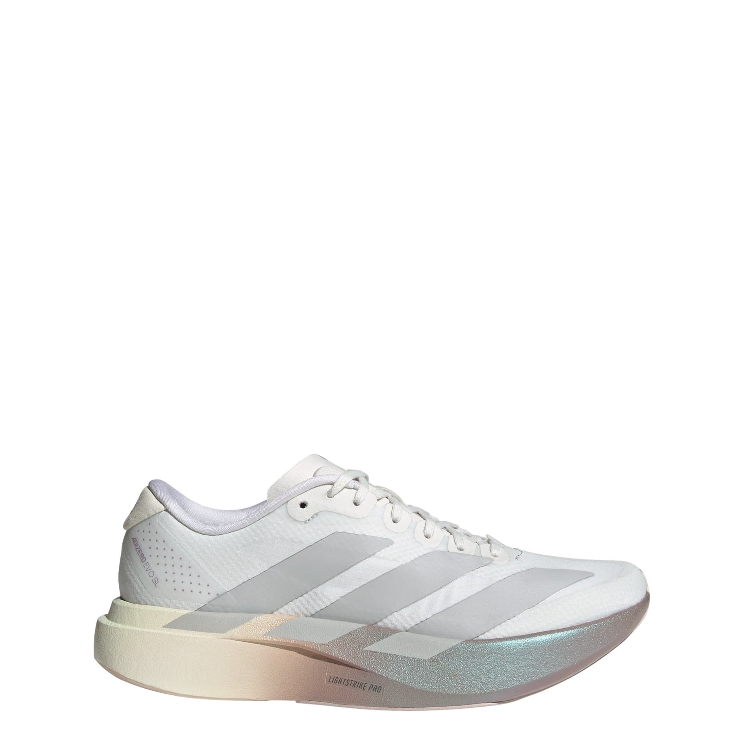 Chaussure de course 'Adizero EVO' ADIDAS PERFORMANCE en blanc