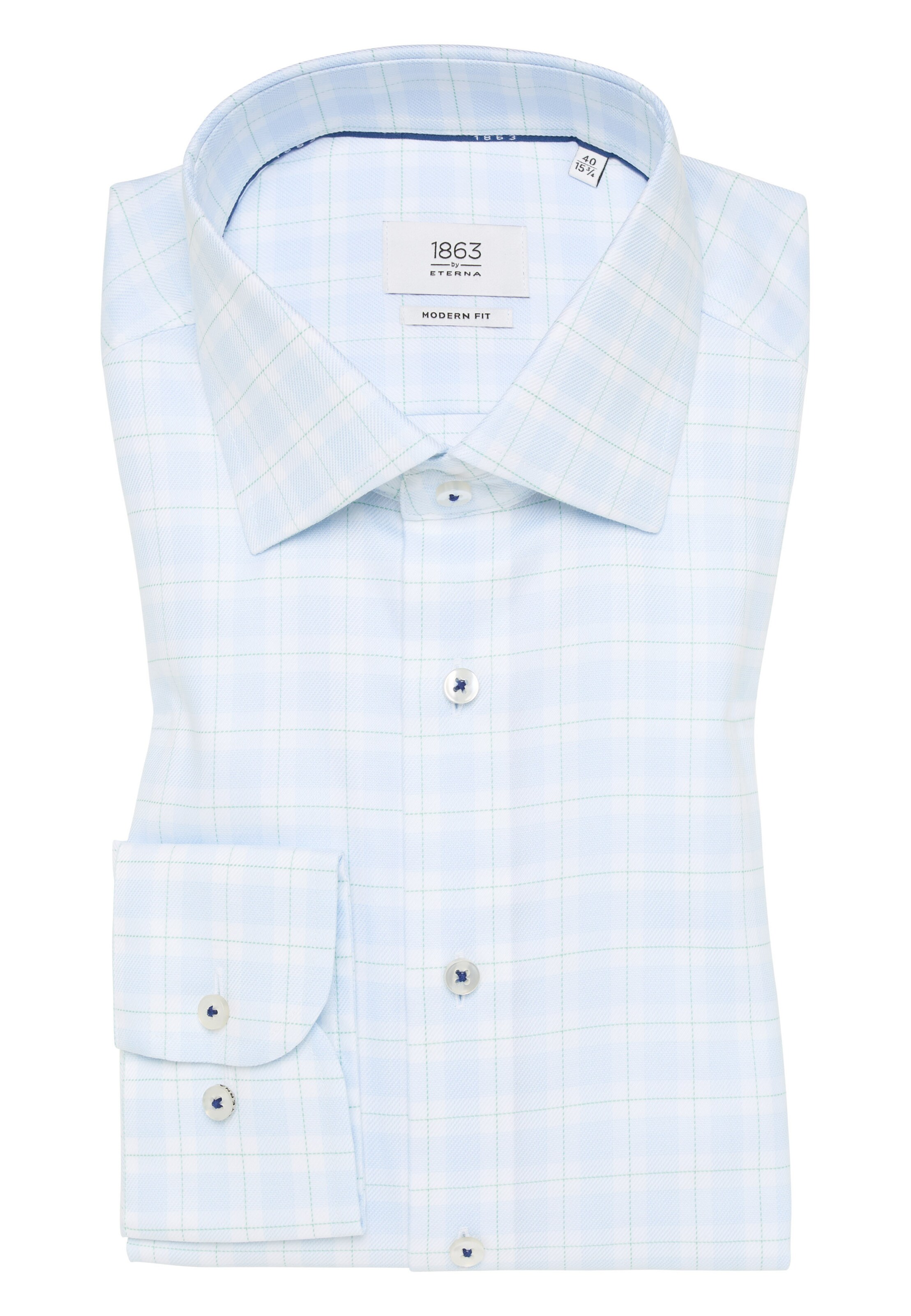 ETERNA Regular fit Business shirt in Blue