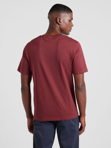 T-Shirt 'JPRBLUHUDSON' JACK & JONES en rouge