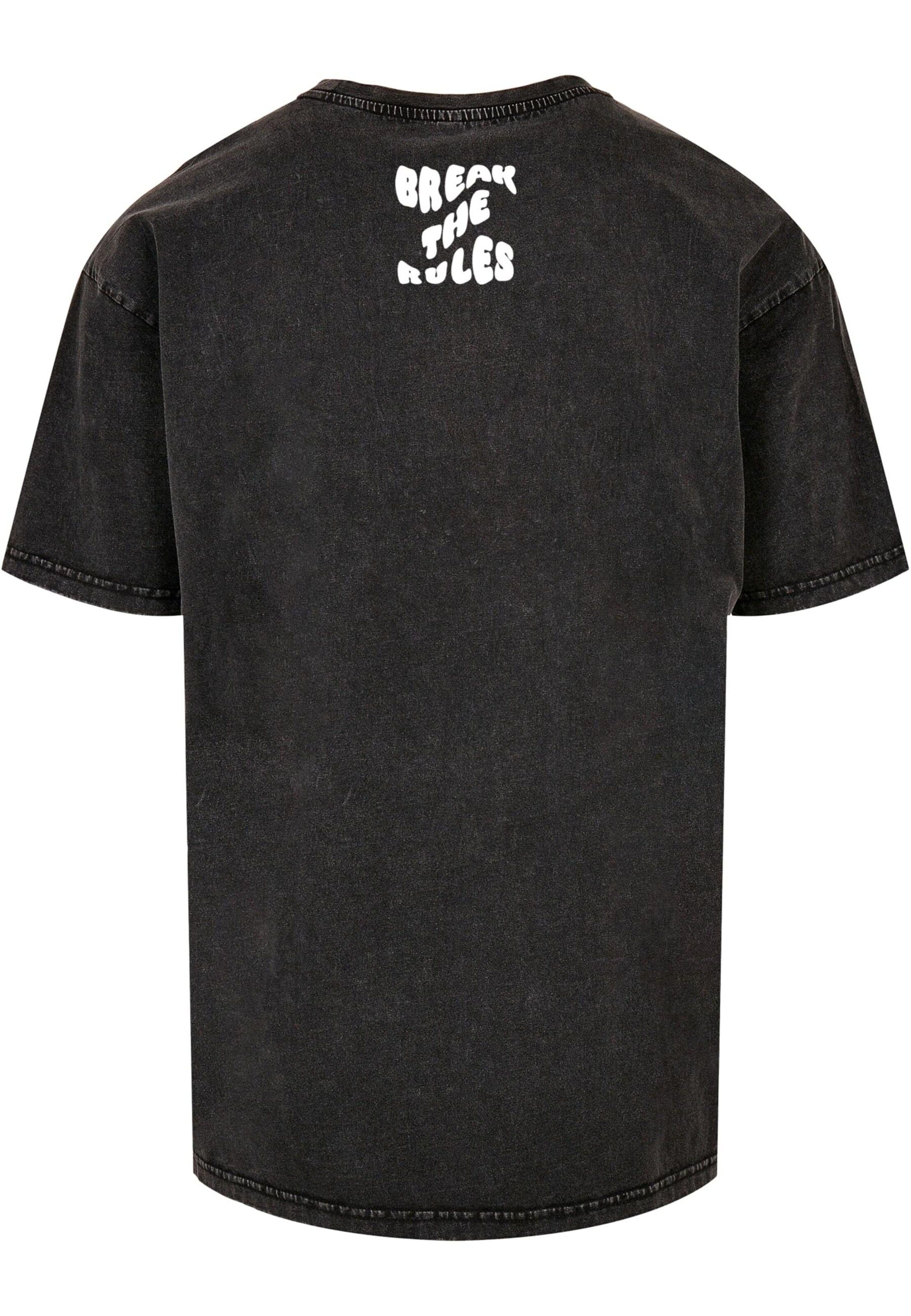 Merchcode Shirt 'Break The Rules' in Grijs