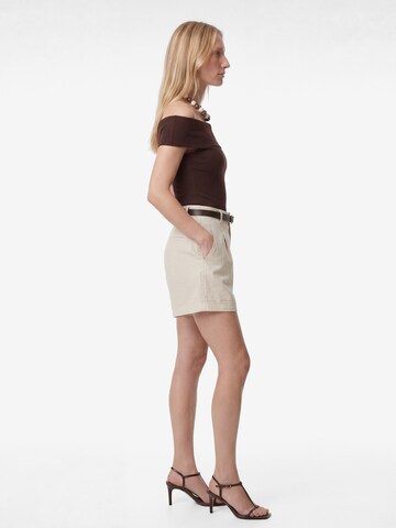 Koton Loose fit Pleat-Front Pants in Grey