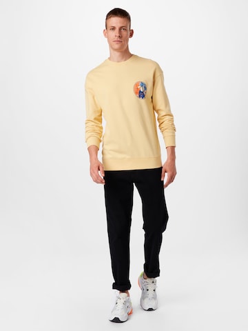 Felpa di JACK & JONES in giallo