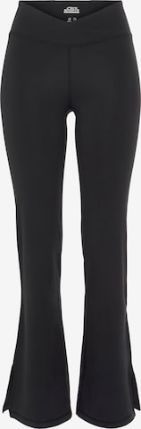 FAYN SPORTS Workout Pants in Black: front