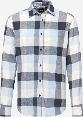Only & Sons Button Up Shirt 'Gudmund' in Blue: front