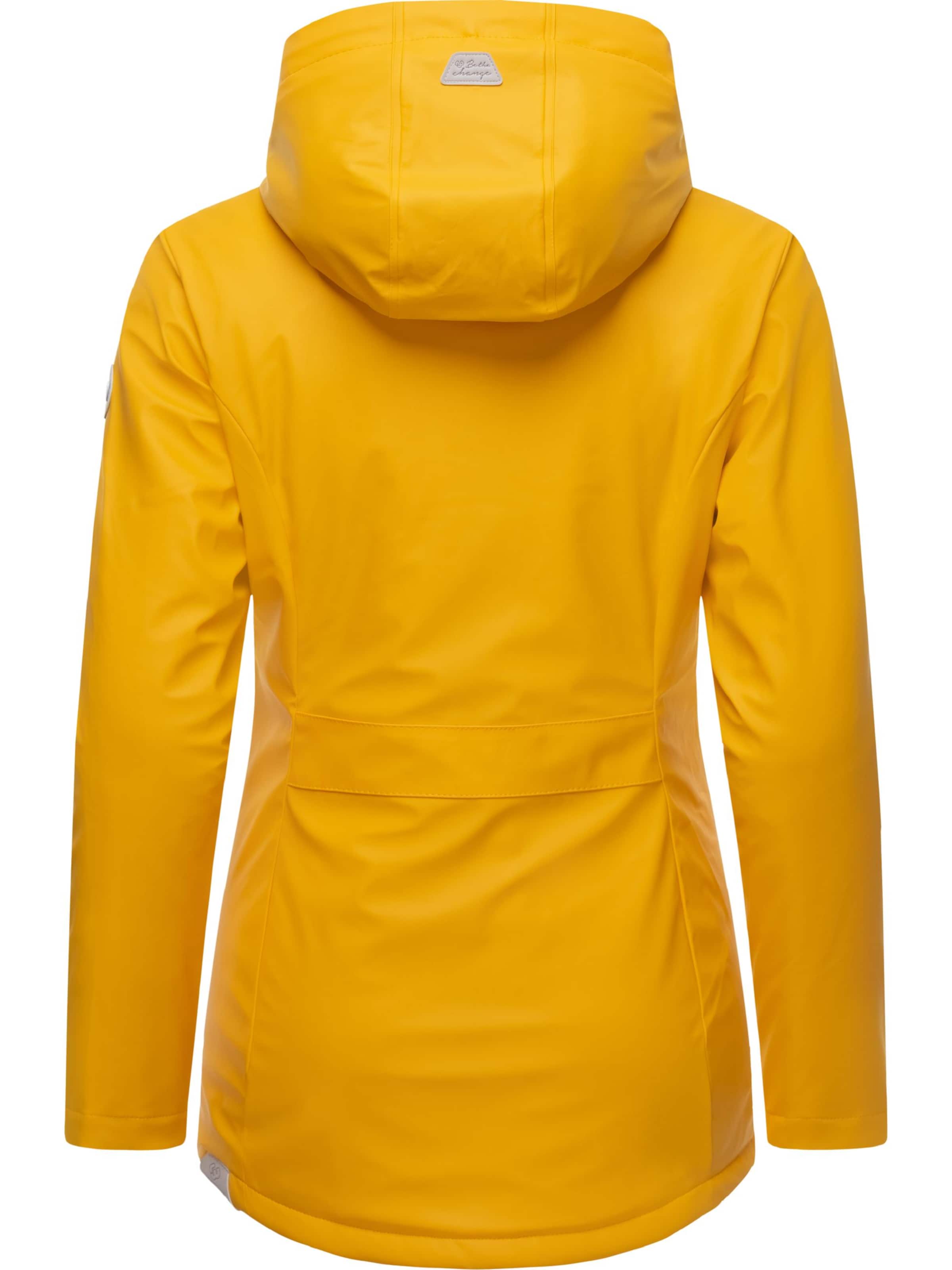Ragwear Performance Jacket 'Marge' in Yellow