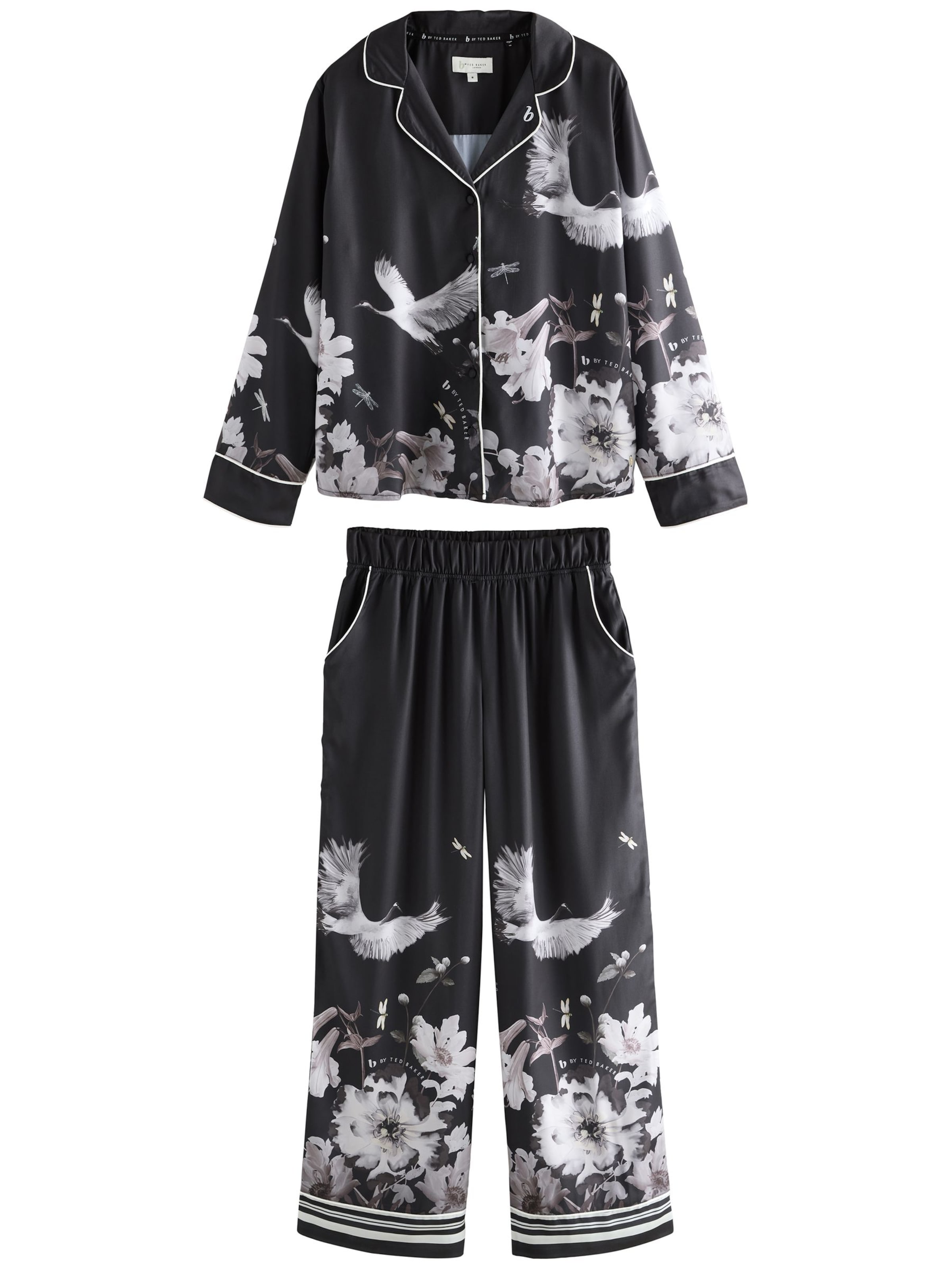 Pigiama di B by Ted Baker in nero: frontale