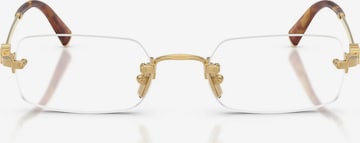 Miu Miu Brillen 'MU50YV 5AK1O1' in Goud: voorkant