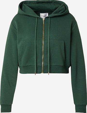 CITA MAASS Sweatjacke in Grün: Vorderseite