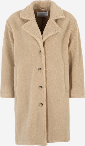 Selected Femme Petite Between-Seasons Coat 'LANA' in Beige: front