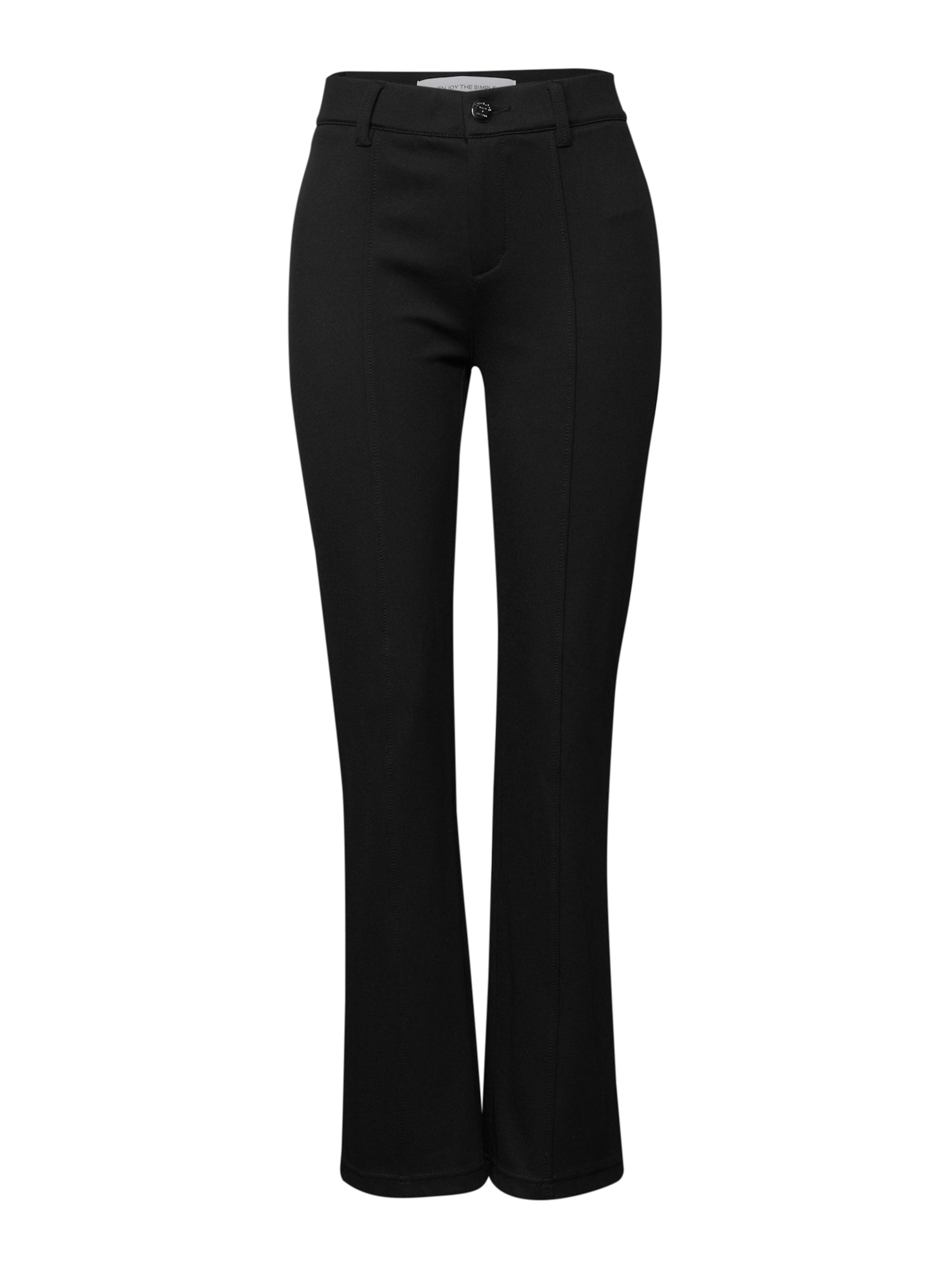 STREET ONE Boot cut Trousers 'York' in Black: front