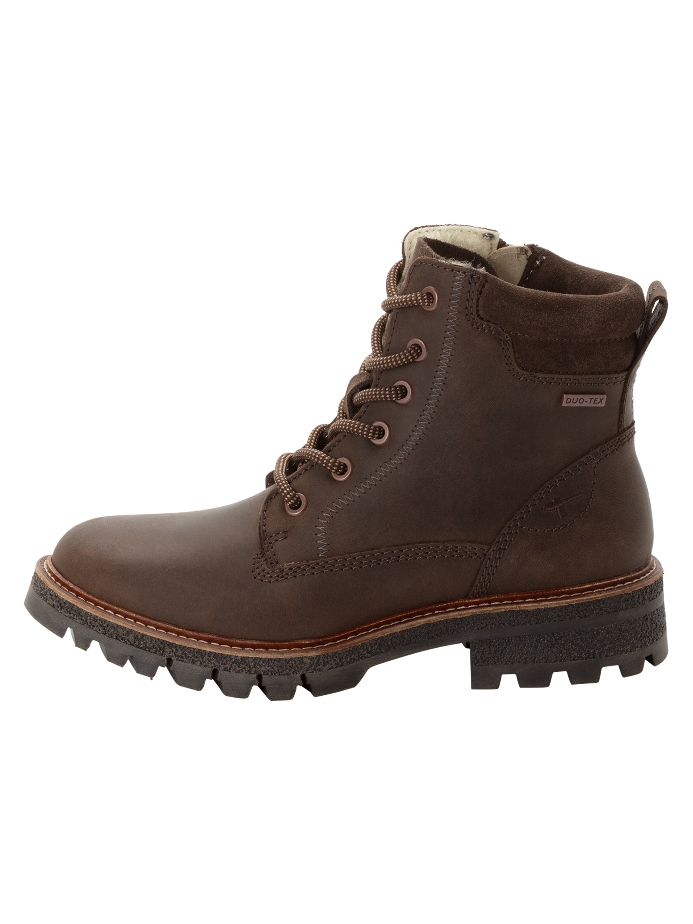Bottines à lacets Tamaris en marron