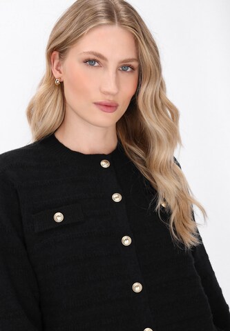 DreiMaster Klassik Πλεκτή ζακέτα 'Classic' σε μαύρο