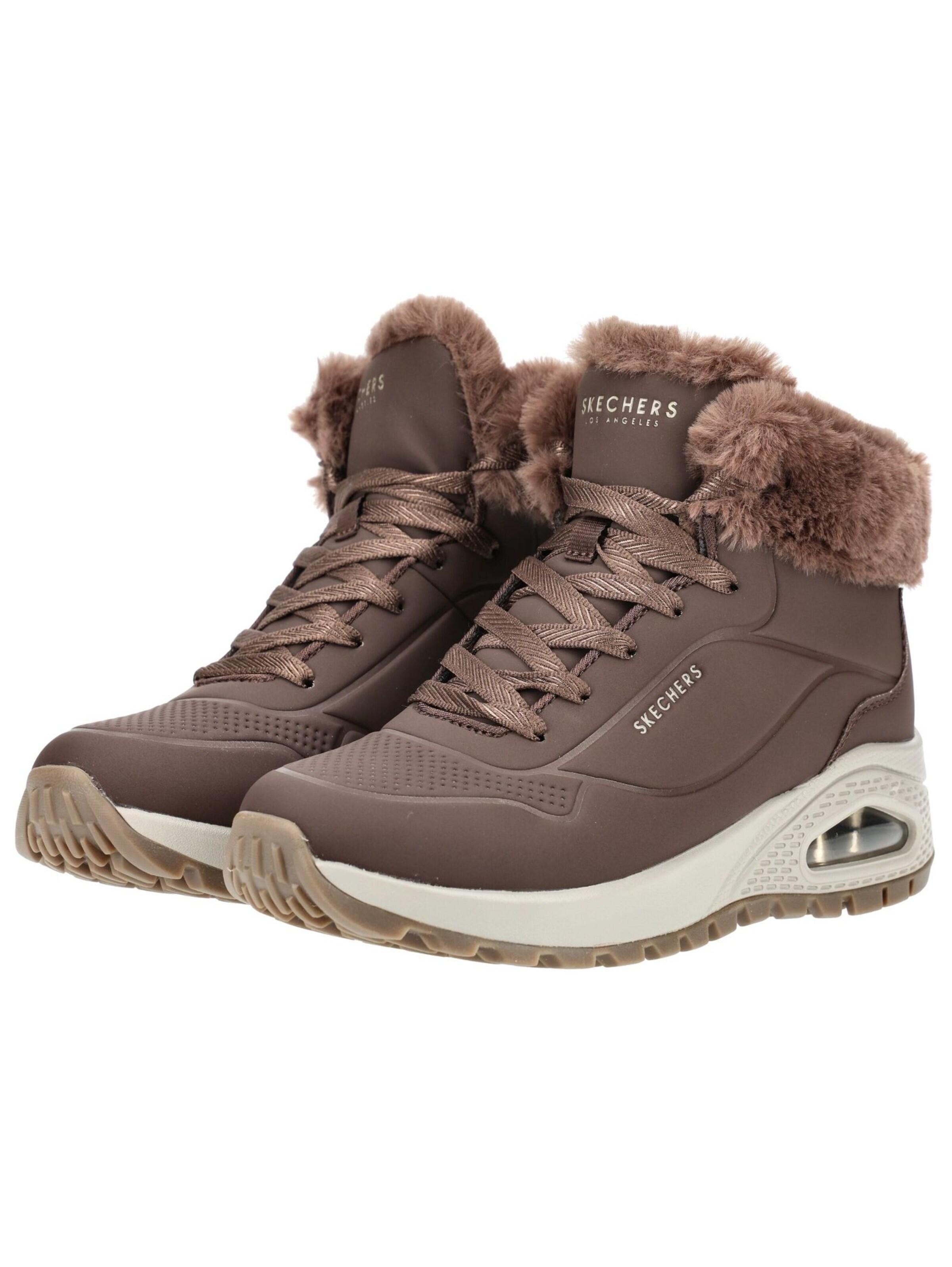 SKECHERS Lace-up bootie in Brown