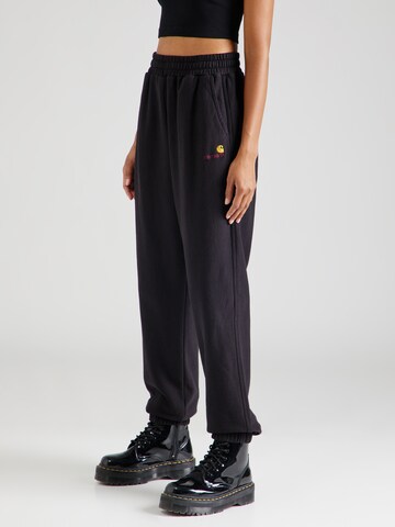 Regular Pantaloni 'American Script' de la Carhartt WIP pe negru: față