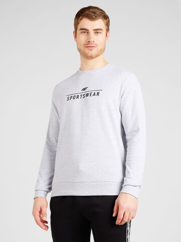 4F Athletic Sweatshirt in Grey: front