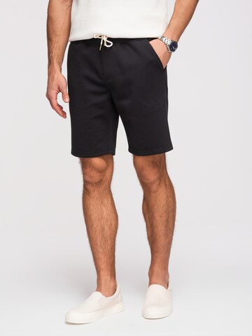 Ombre Regular Pants in Black