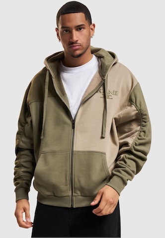 Karl Kani Zip-Up Hoodie in Green