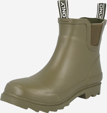 ONLY Rubber Boots 'RIRI' in Green: front