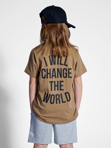 SOMETIME SOON T-Shirt 'Revolution' in Braun