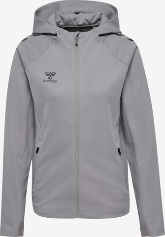 Veste de survêtement 'Cima 2.0' Hummel en gris : devant