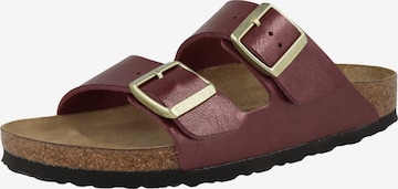 BIRKENSTOCK - Sapato aberto 'Arizona' em castanho: frente
