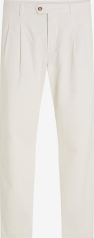 TOMMY HILFIGER Pleat-Front Pants in White: front