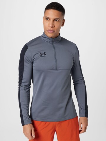 UNDER ARMOUR Funkční tričko – šedá: přední strana