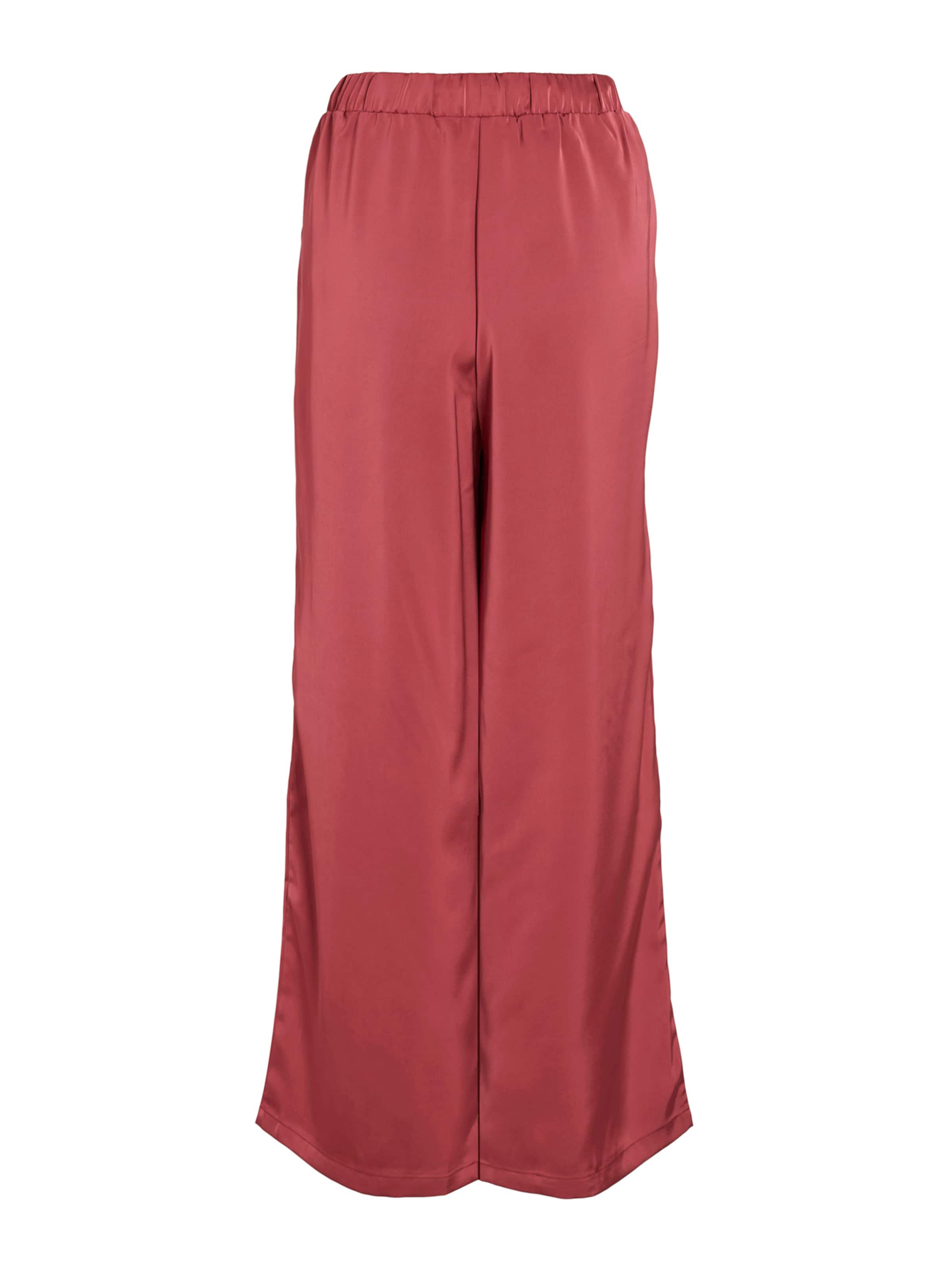 VILA Wide leg Trousers 'VIFadia' in Pink