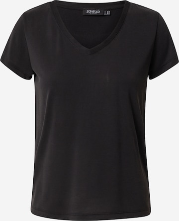 SOAKED IN LUXURY - Camiseta 'Columbine' en negro: frente
