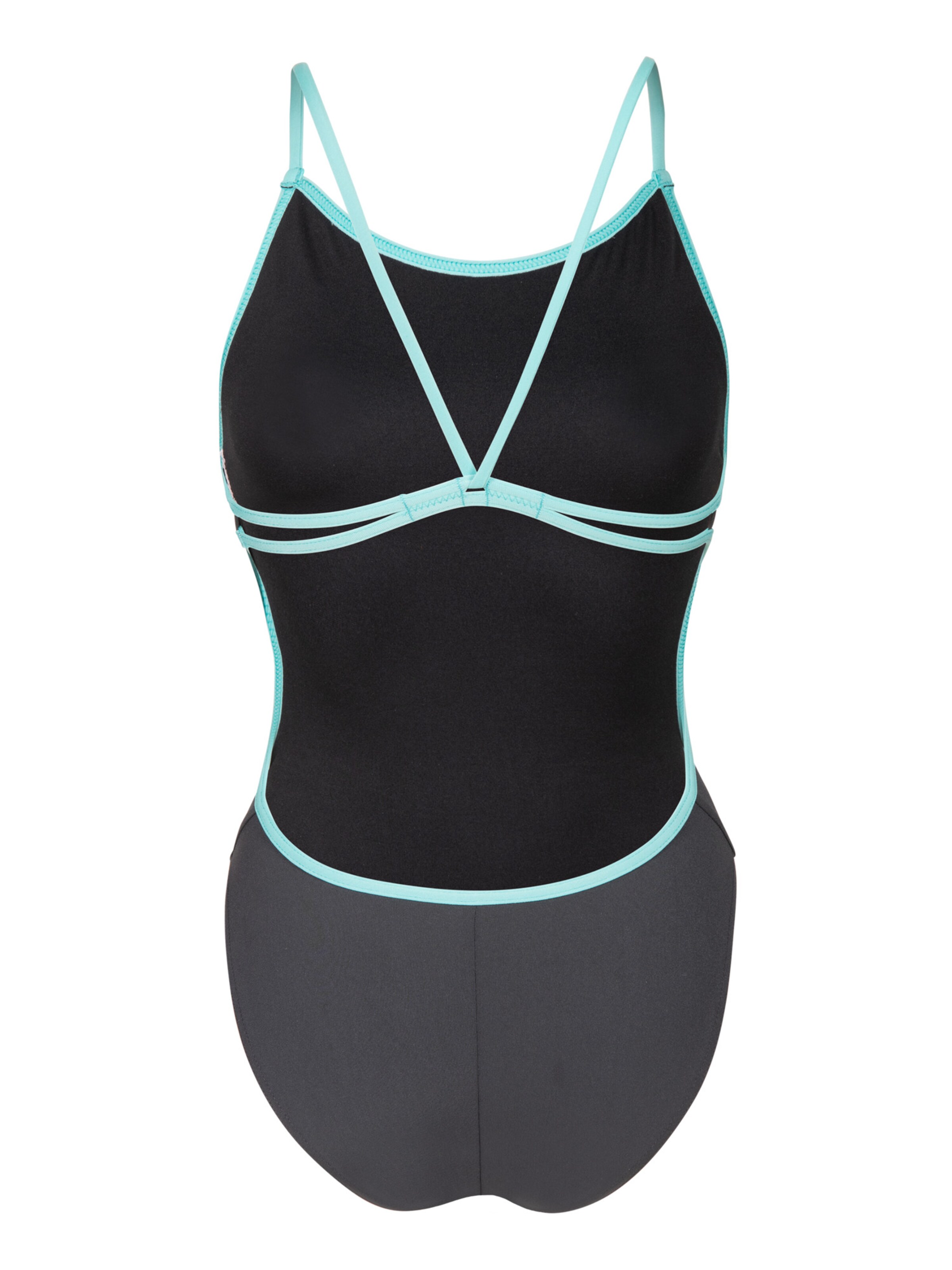 ARENA Bustier Uimapuku 'LACE BACK SOLID' värissä harmaa