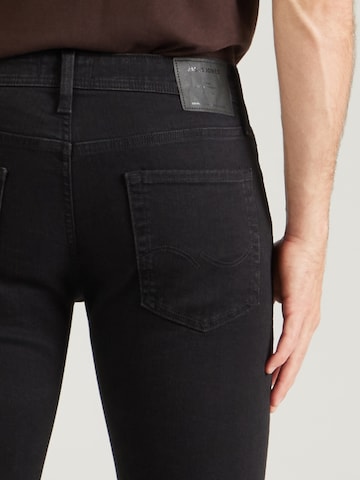 Coupe slim Jean 'JJIGlenn' JACK & JONES en noir