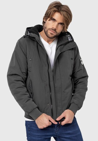 INDICODE JEANS Winter Jacket 'Albany' in Grey