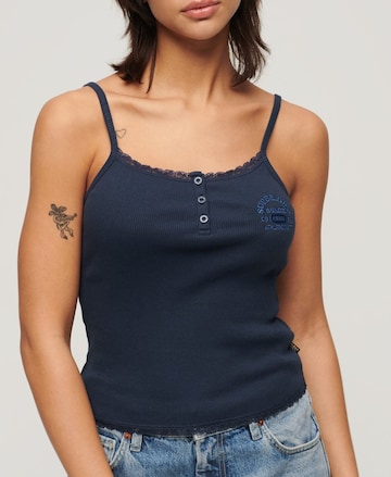 Superdry Top 'Essential' in Blue