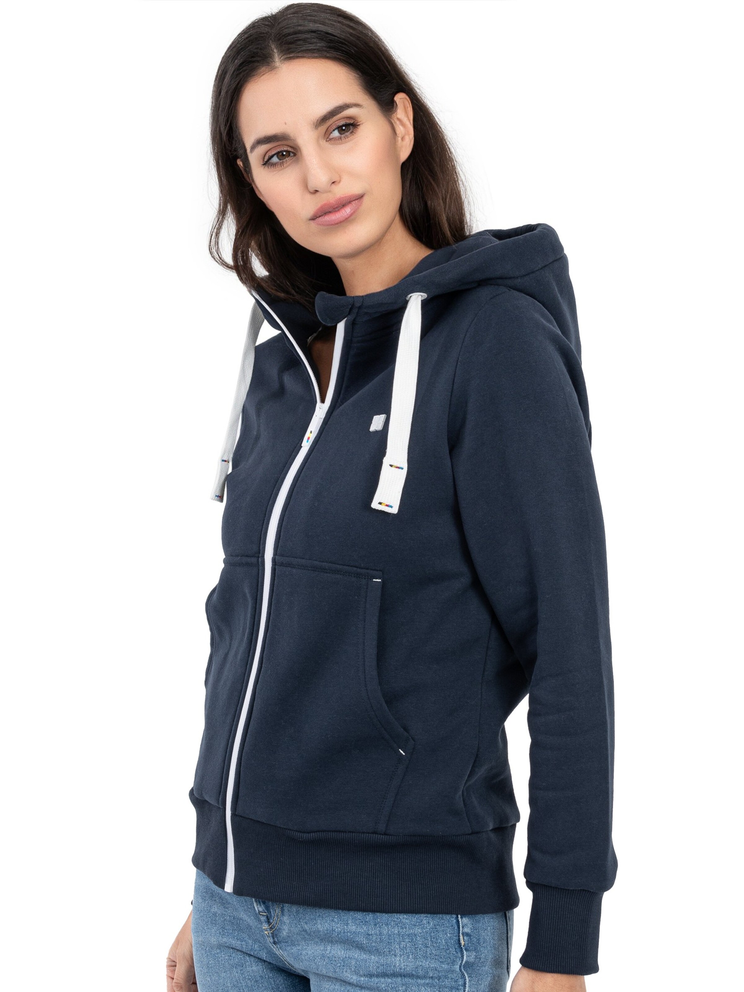 deproc Sweatjacke 'FinjaCMYK II'‌‌‌‌‌‌‌‌‌‌ in Blau