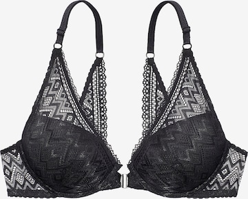 Push-up Soutien-gorge s.Oliver en noir : devant