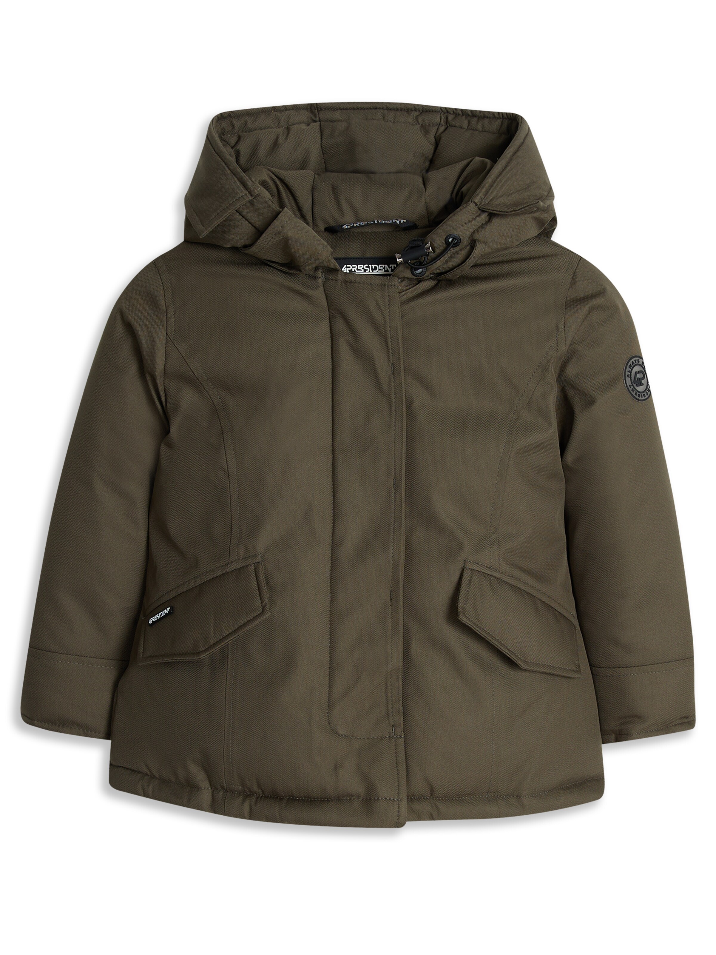 4PRESIDENT Winter Jacket 'Peggy' in Green: front