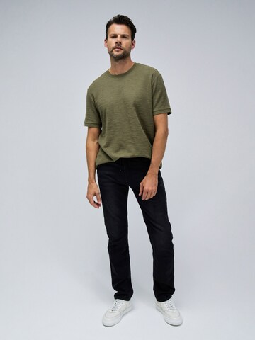 Coupe slim Pantalon Salsa Jeans en noir