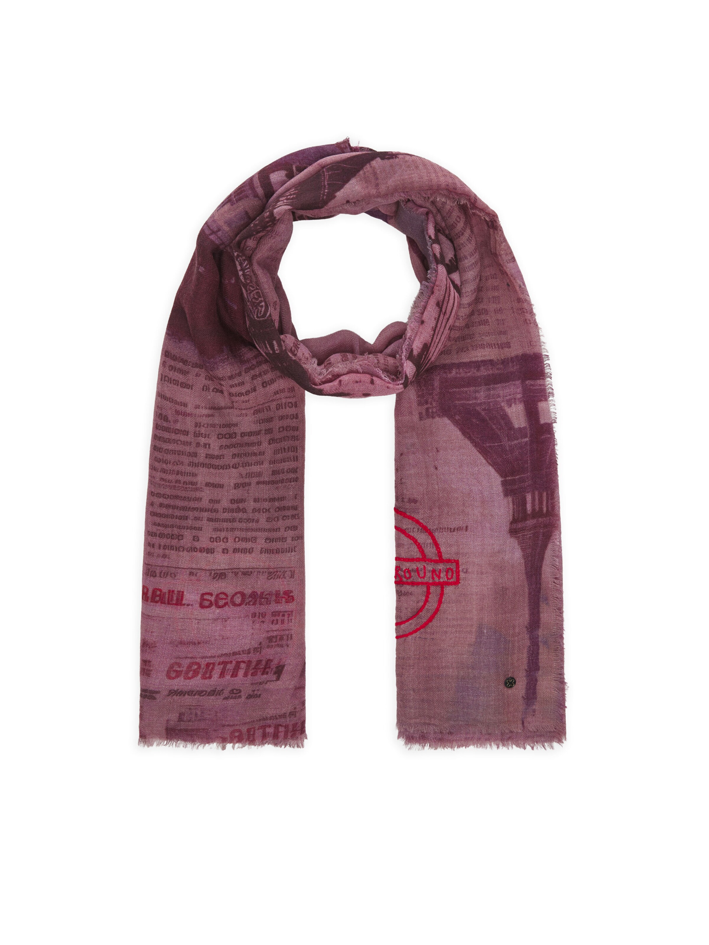 CODELLO Schal in Pink: Vorderseite