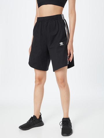 ADIDAS ORIGINALS Loose fit Trousers in Black: front