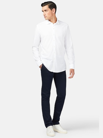 Coupe regular Chemise Boggi Milano en blanc