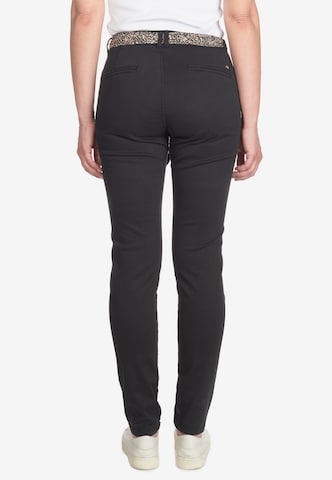 Le Temps Des Cerises Skinny Chino Pants 'DYLI 4' in Black