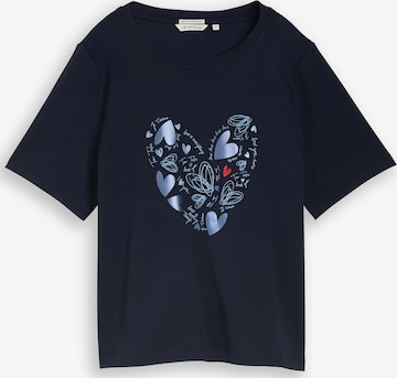 Maglietta di TOM TAILOR in blu: frontale