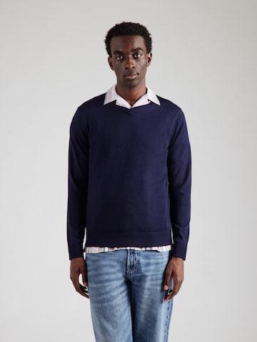 JACK & JONES Sweater 'JPRBLAMERINO' in Blue: front