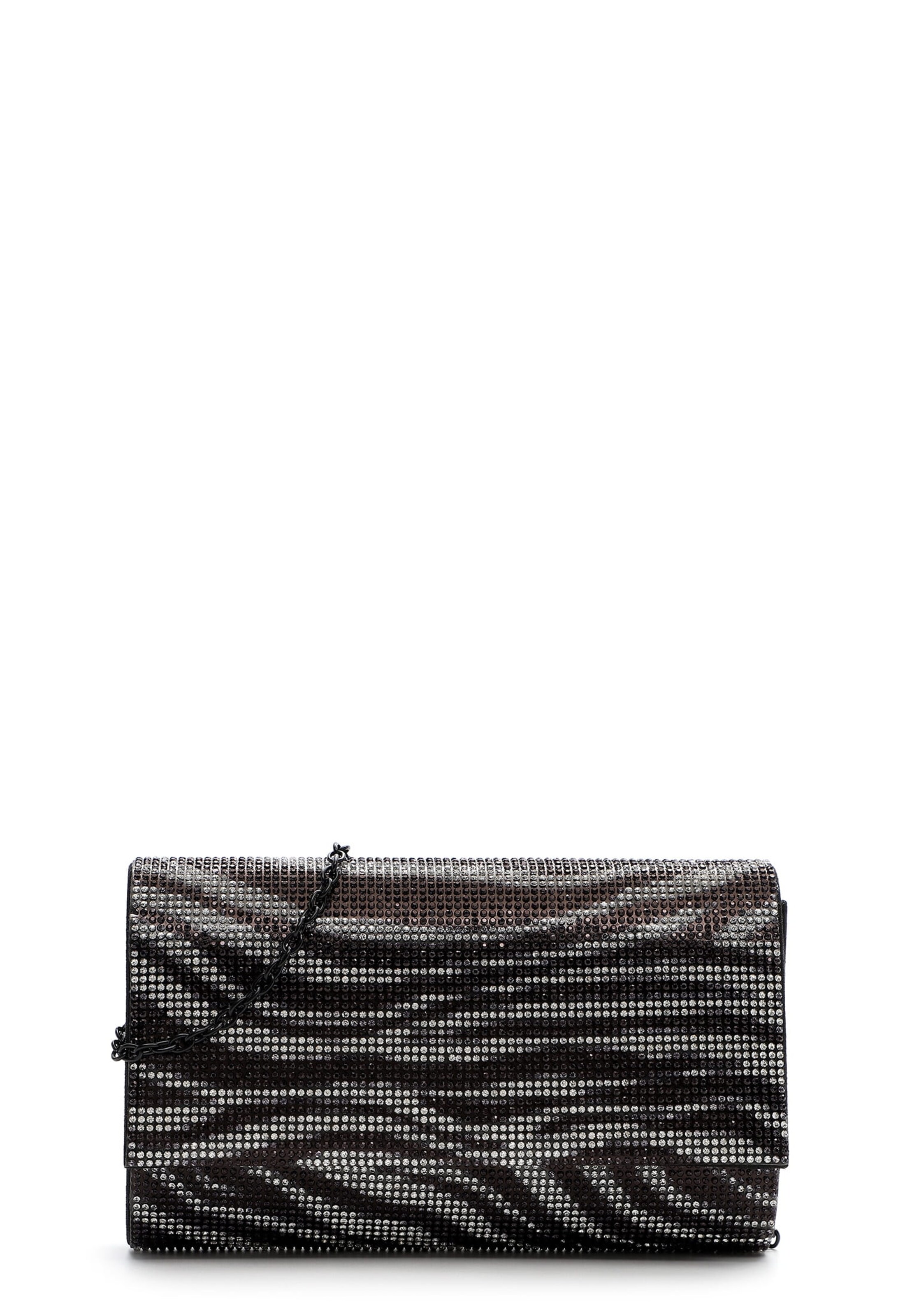 Tamaris Clutch in Black / Silver, Item view
