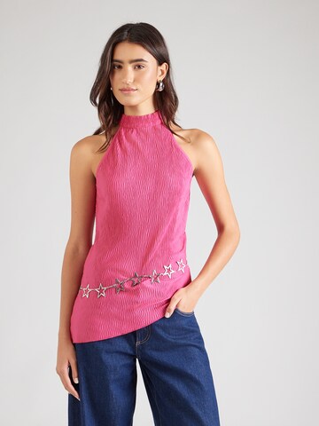 VILA Top 'VIASTER' - rózsaszín: elől
