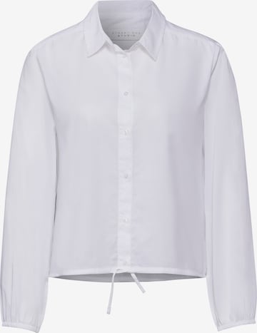 Street One Studio Blouse in White: front