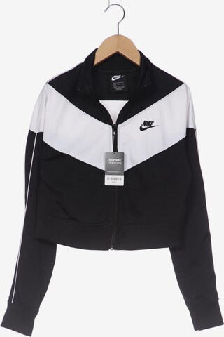 NIKE Sweatshirt & Zip-Up Hoodie in S in Black: front