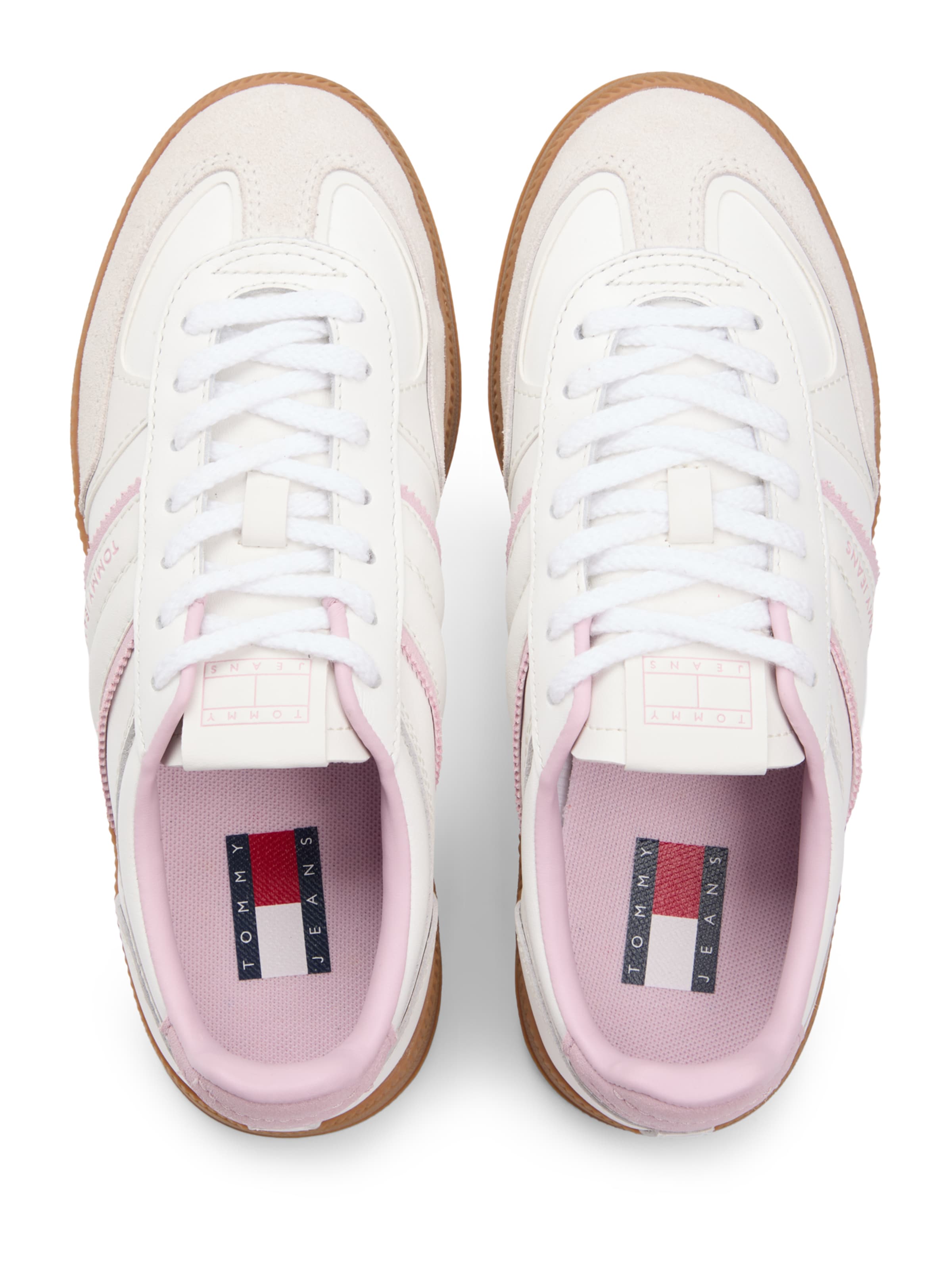 Tommy Jeans Rövid szárú sportcipők 'THE GREENWICH EDGE' - fehér