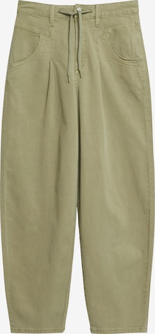 Barrel Pantalon à pince s.Oliver en vert : devant